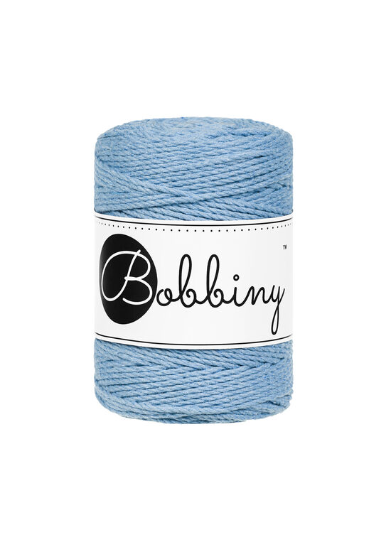 Makramē virve 3PLY - Perfect Blue